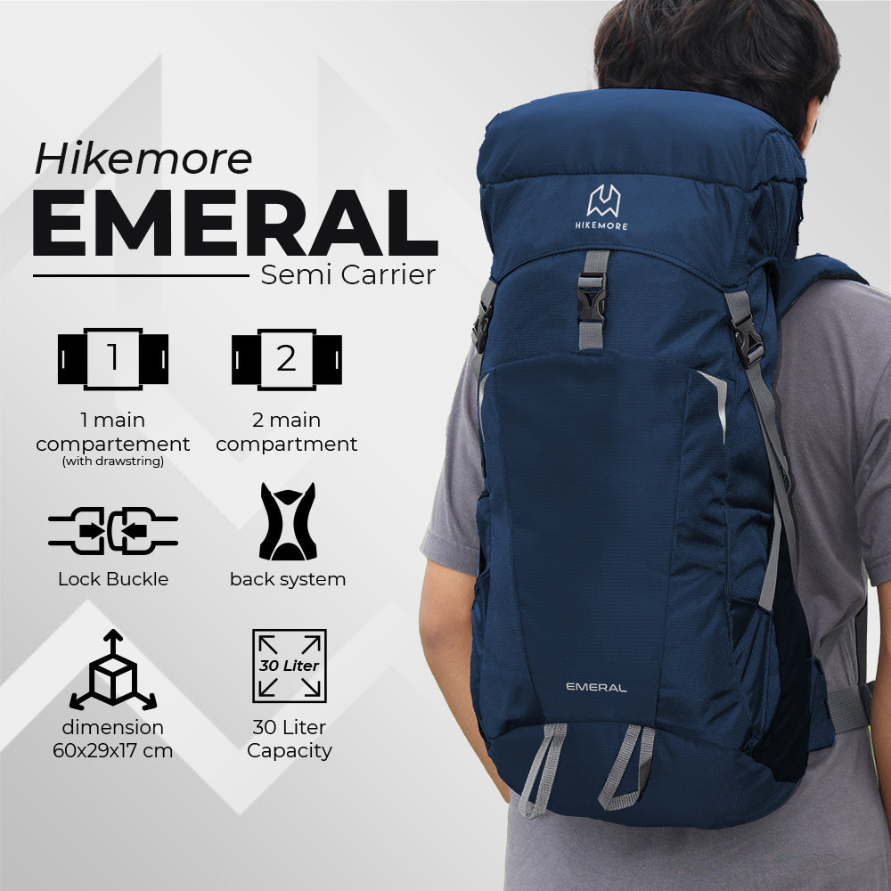 Tas Semi Carrier Emeral Hikemore