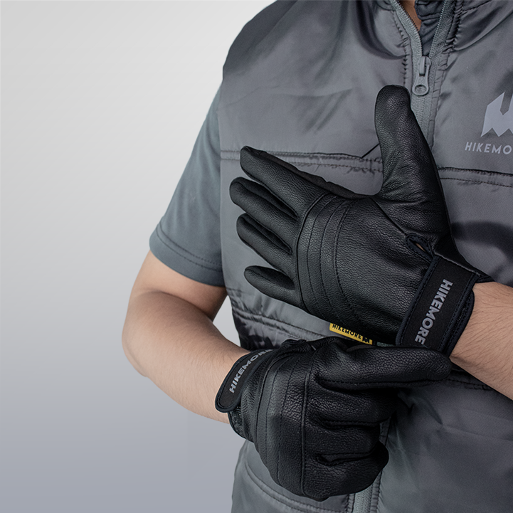 Gloves Leather 01 Hikemore