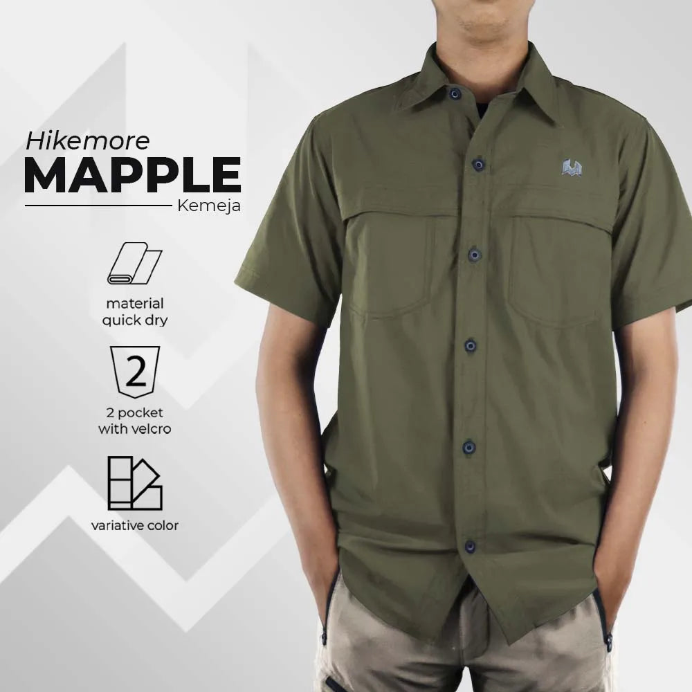 Kemeja Lengan Pendek Mapple Hikemore