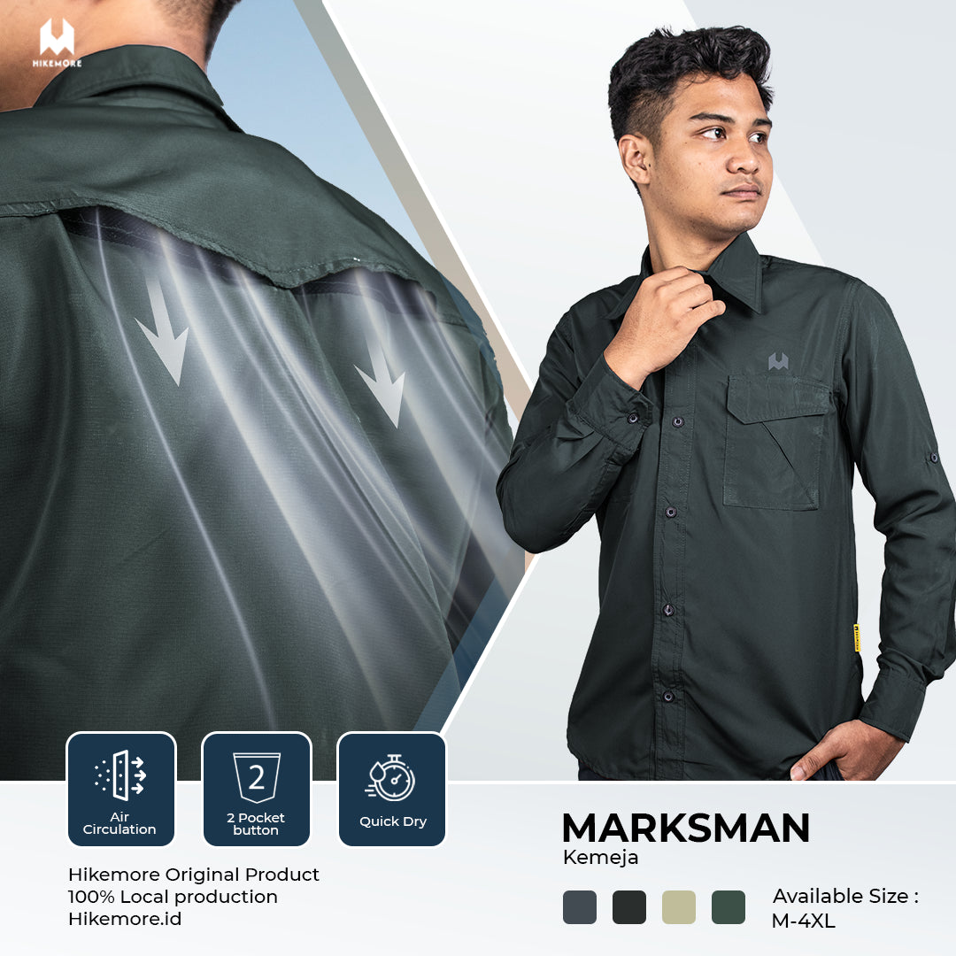 Kemeja Panjang Marksman Hikemore