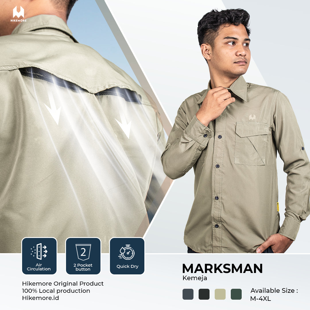 Kemeja Panjang Marksman Hikemore