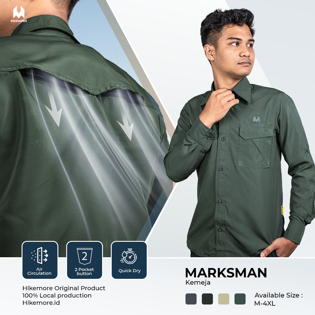 Kemeja Panjang Marksman Hikemore