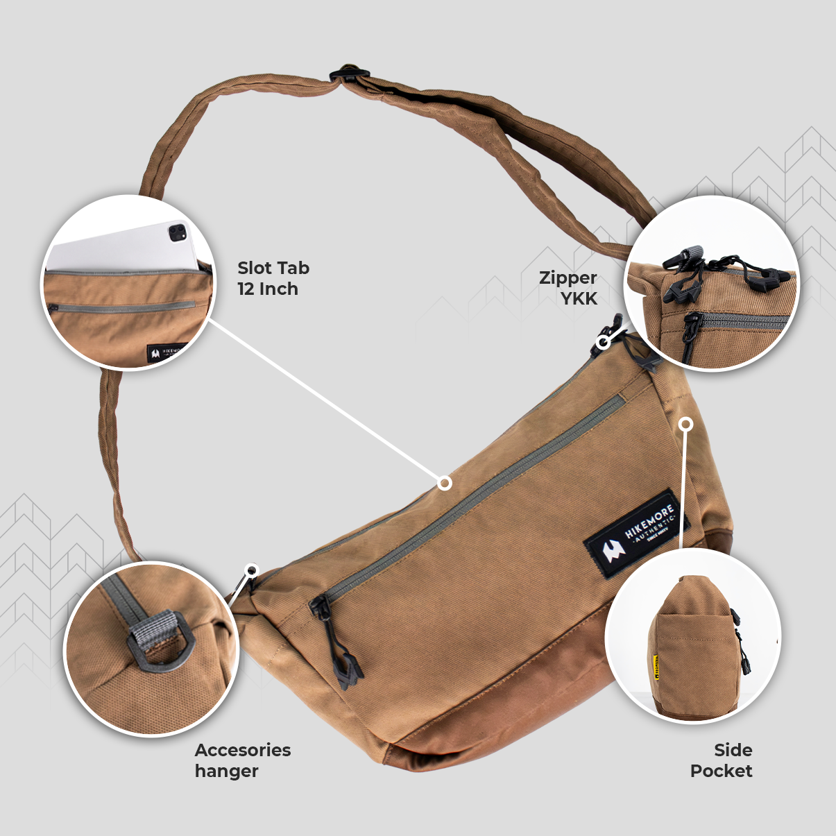 Tas Selempang Hikemore Orion