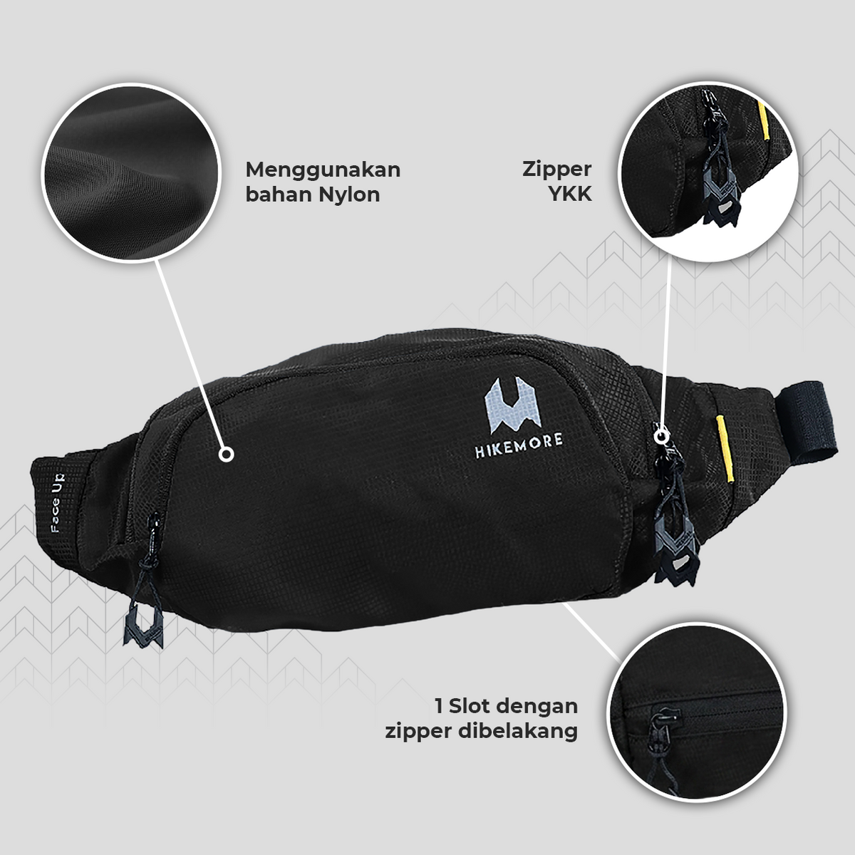 Hikemore Face up Waistbag