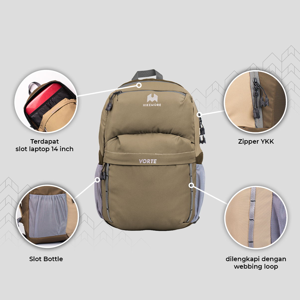 Hikemore Vorte Backpack