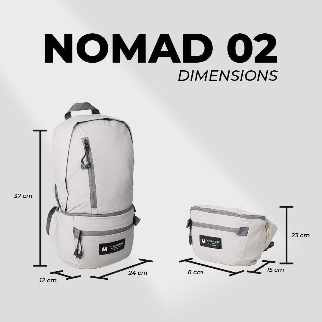 Hikemore Nomad 02 Daypack Waist Bag 2in1