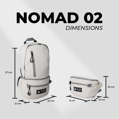Hikemore Nomad 02 Daypack Waist Bag 2in1