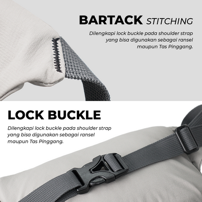 Hikemore Nomad 02 Daypack Waist Bag 2in1