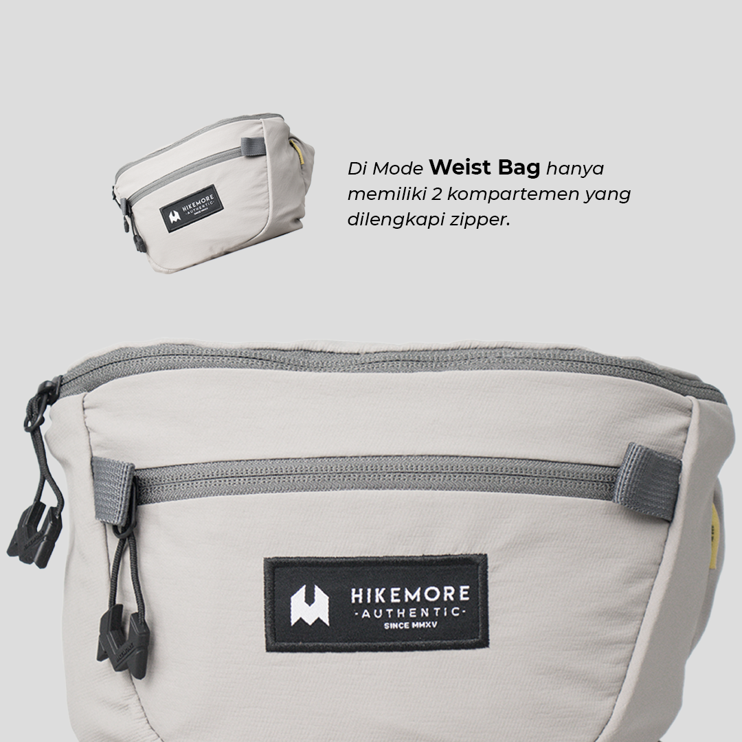Hikemore Nomad 02 Daypack Waist Bag 2in1