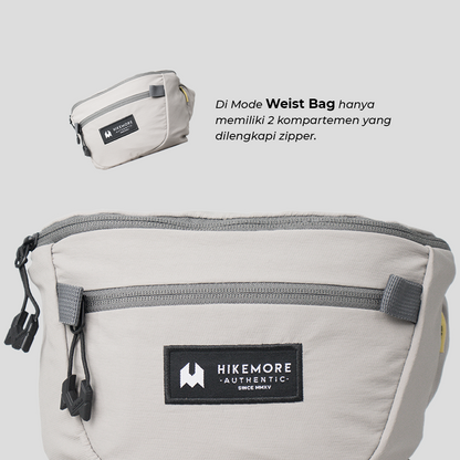 Hikemore Nomad 02 Daypack Waist Bag 2in1