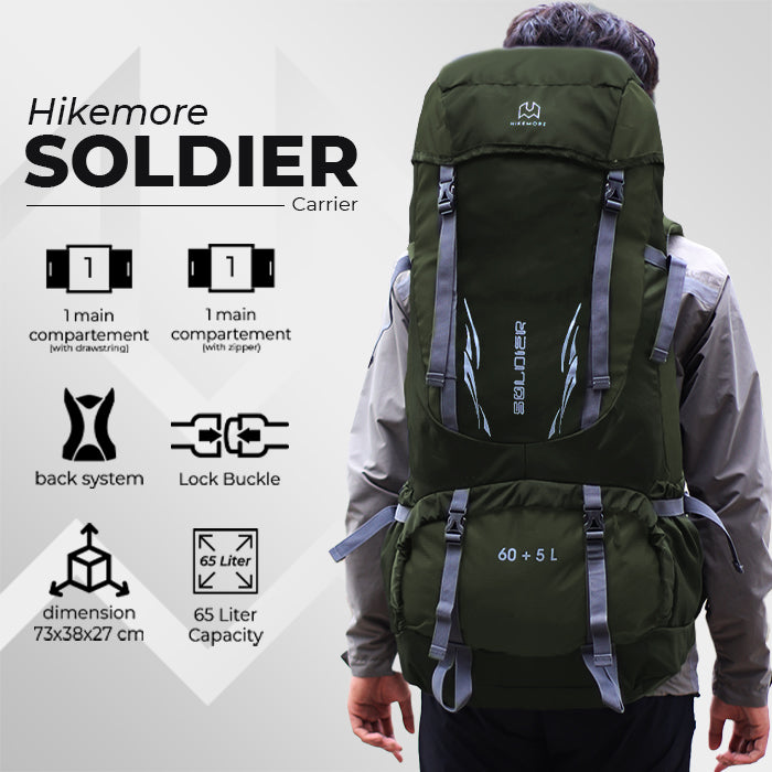 Hikemore Soldier Carrier 45L & 65L