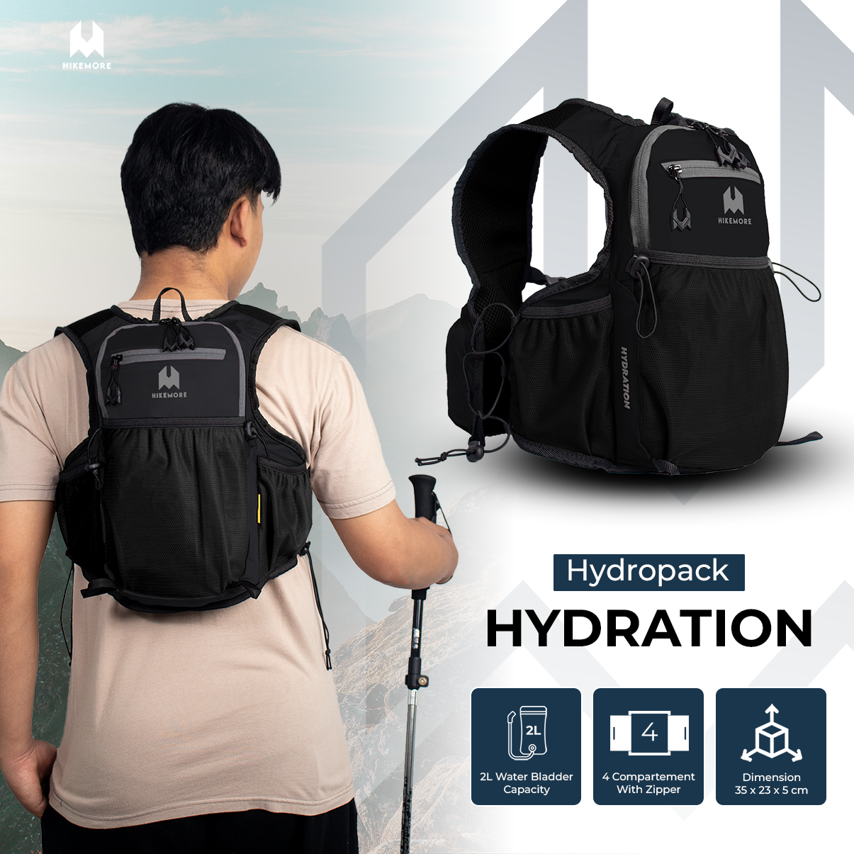 Hikemore Hydration Hydropack