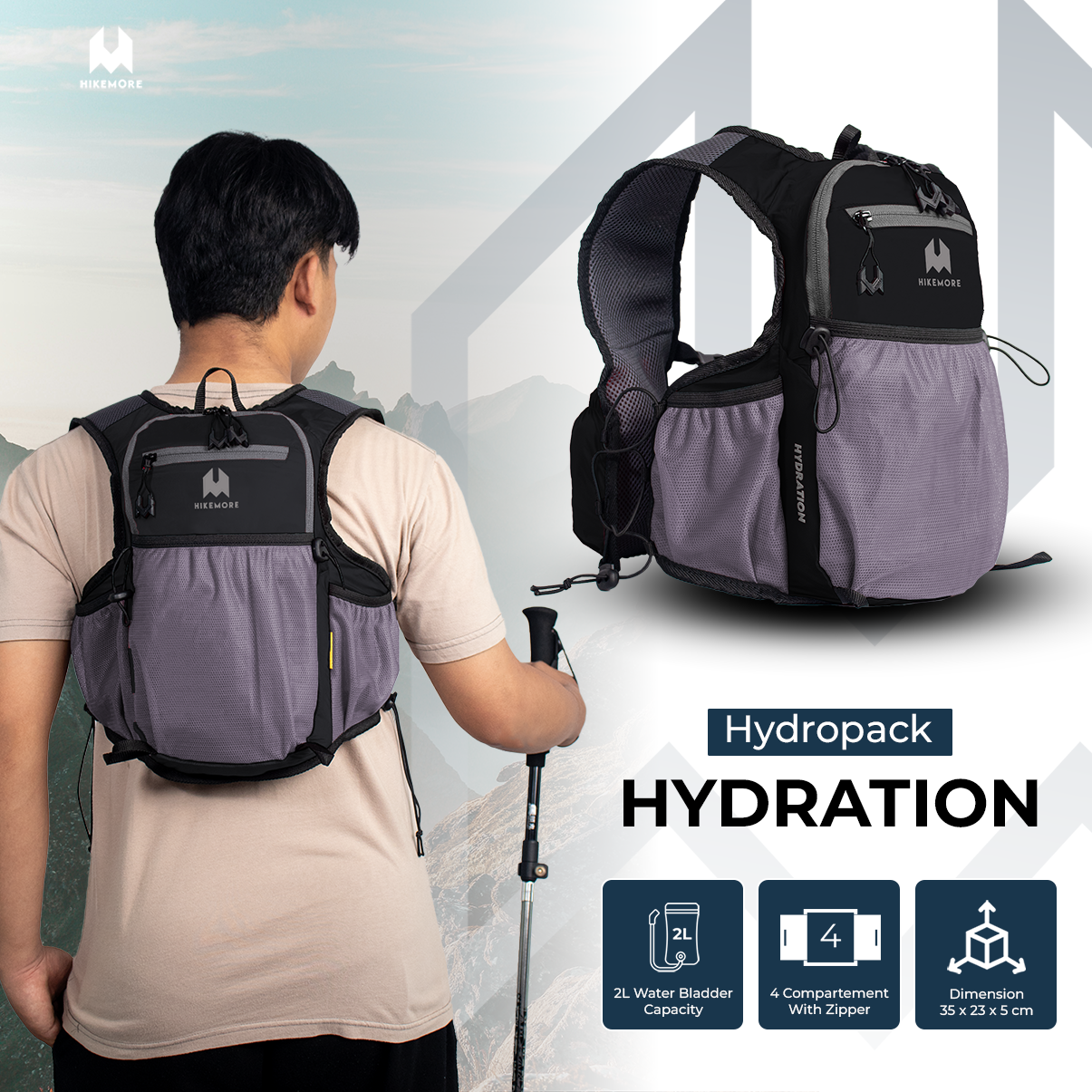 Hikemore Hydration Hydropack