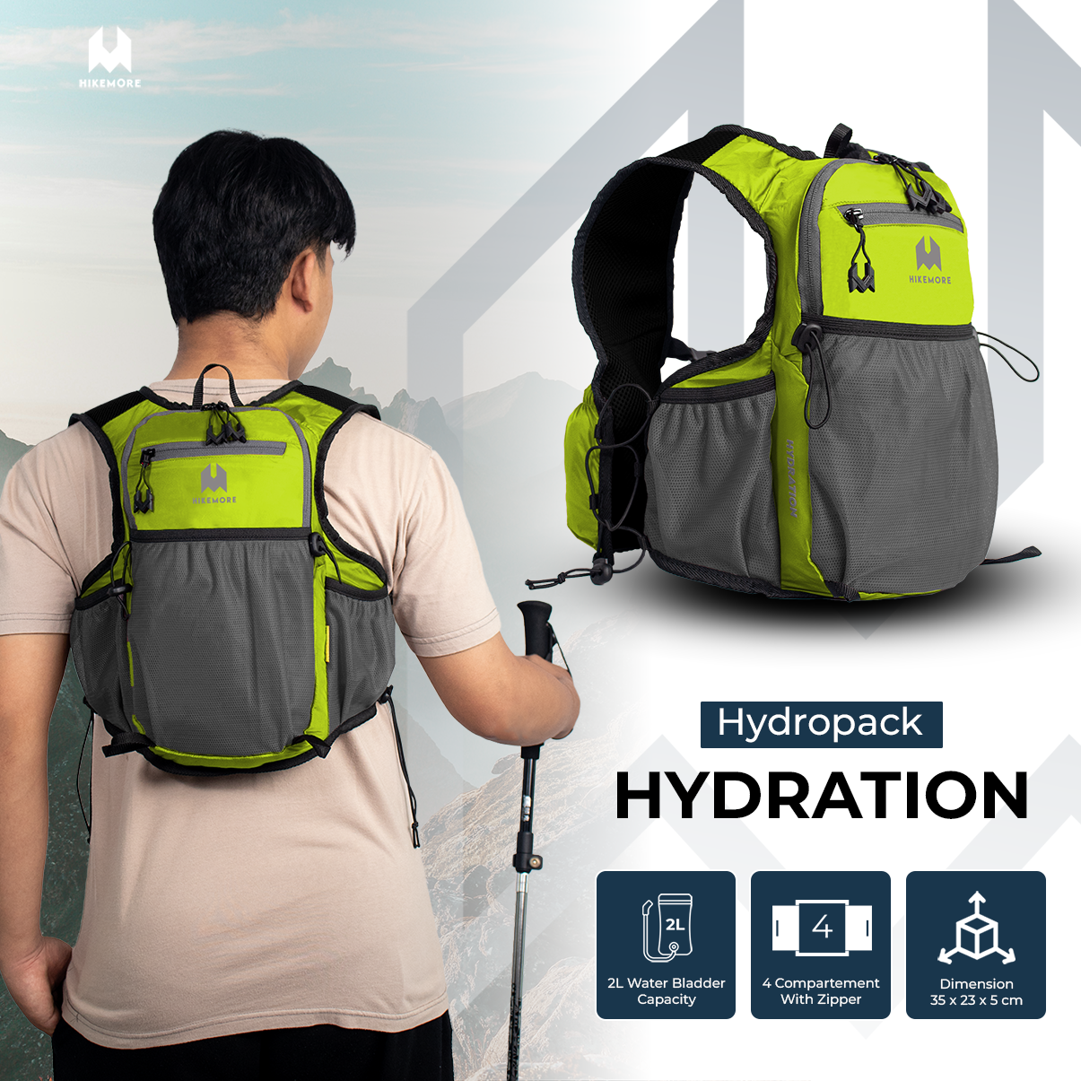 Hikemore Hydration Hydropack