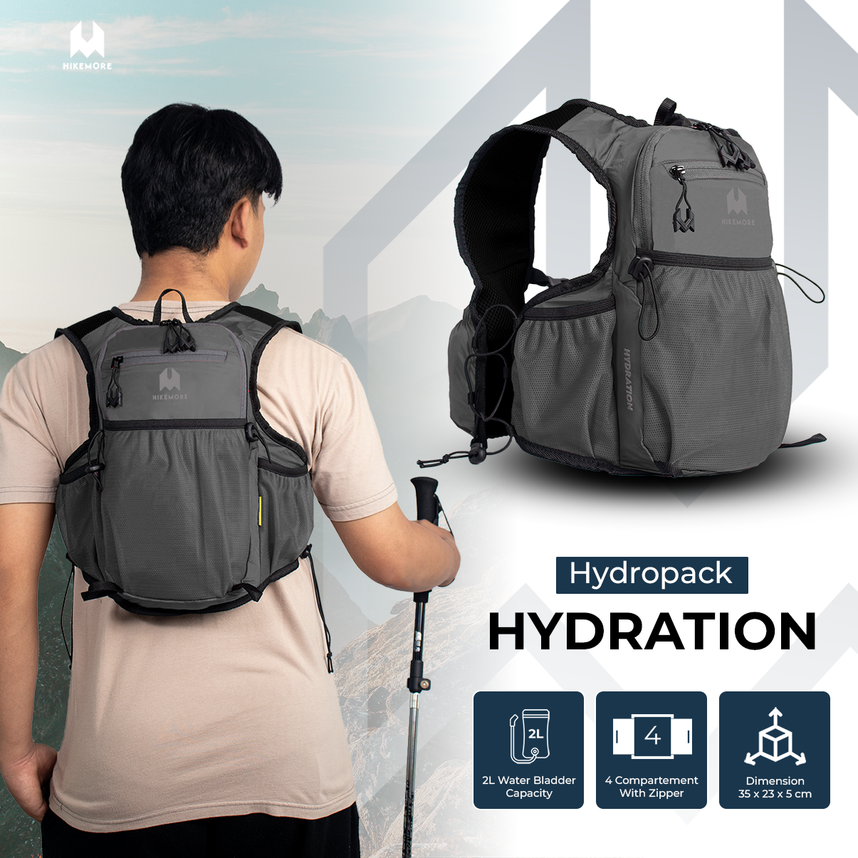 Hikemore Hydration Hydropack