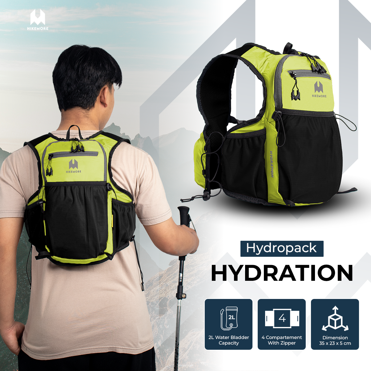 Hikemore Hydration Hydropack