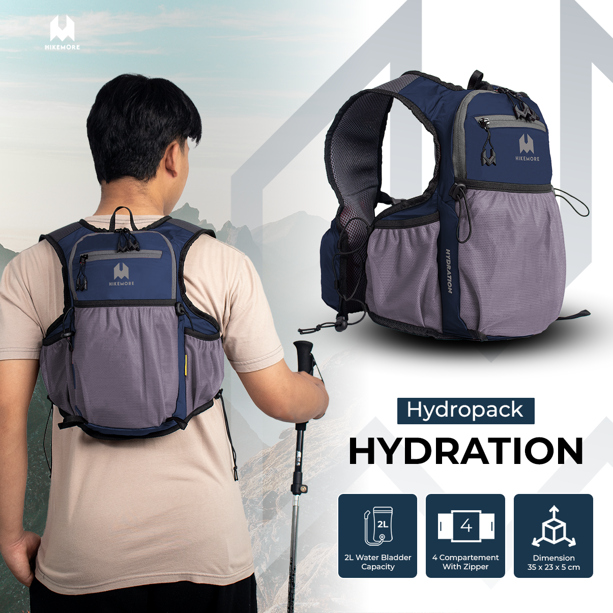 Hikemore Hydration Hydropack
