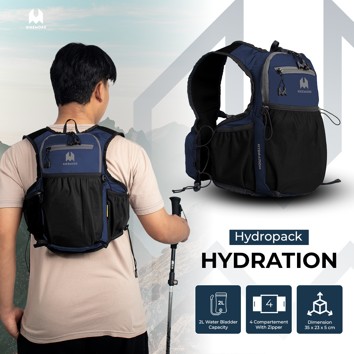 Hikemore Hydration Hydropack