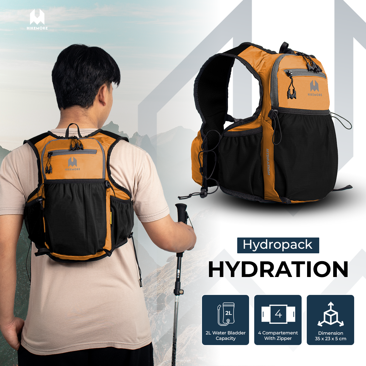 Hikemore Hydration Hydropack