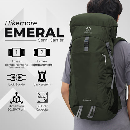 Tas Semi Carrier Emeral Hikemore