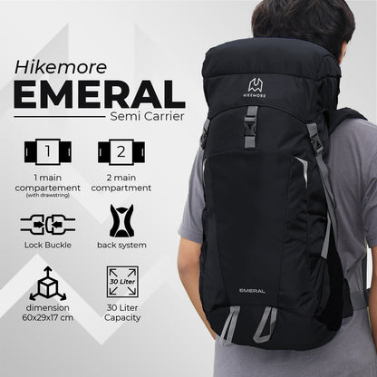 Tas Semi Carrier Emeral Hikemore
