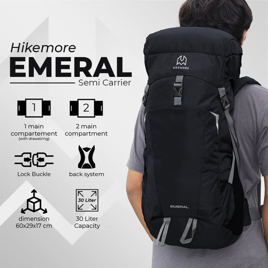 Tas Semi Carrier Emeral Hikemore