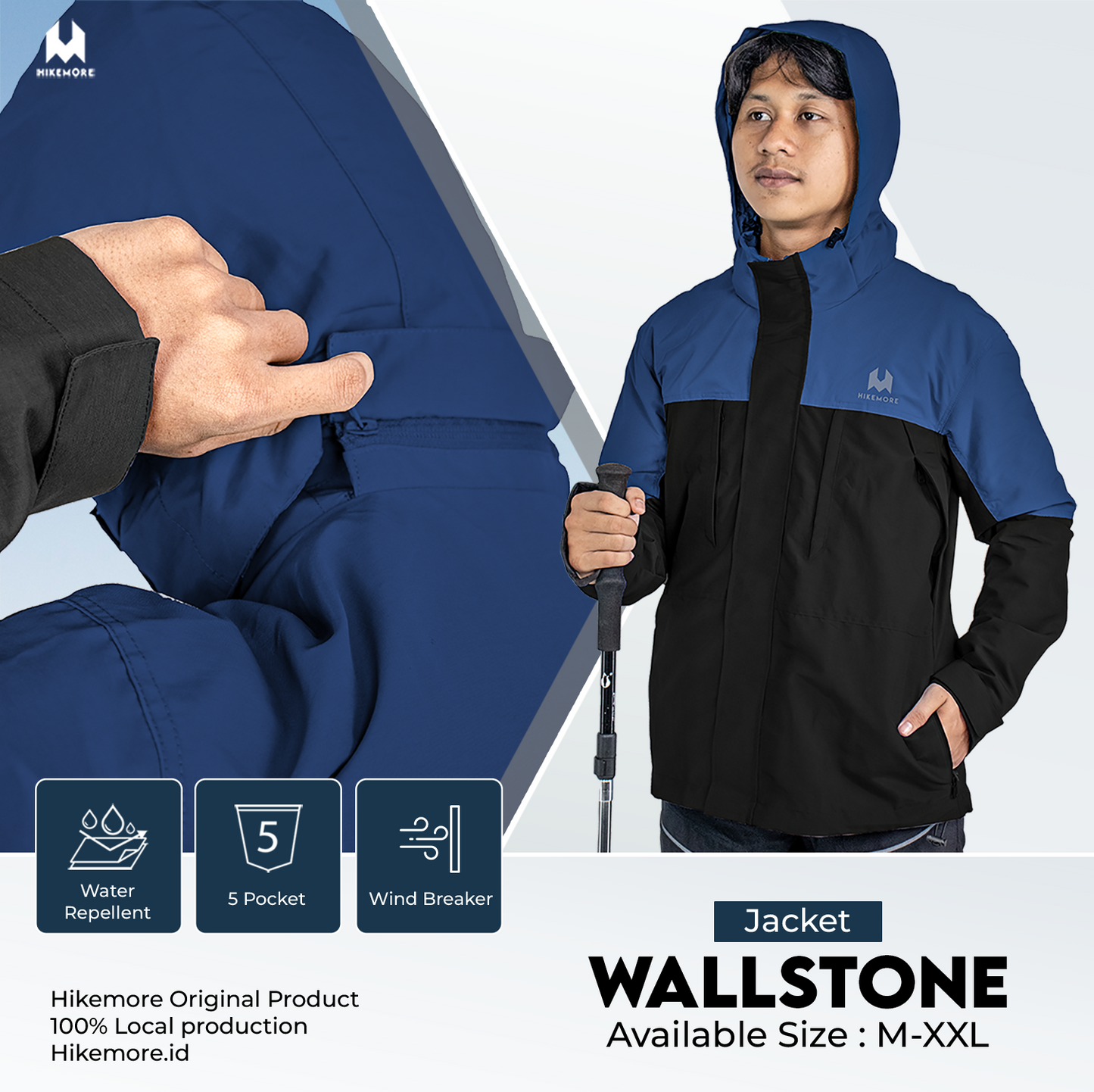 Hikemore Wallstone Windbreaker Jacket