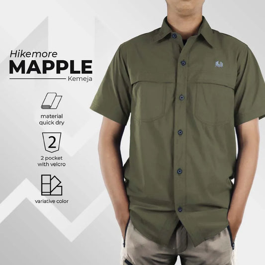 Kemeja Lengan Pendek Mapple Hikemore
