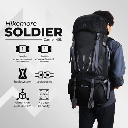 Hikemore Soldier Carrier 45L & 65L